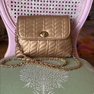 Gold crossbody